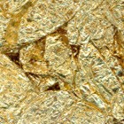 Schlagmetall gold Flocken
